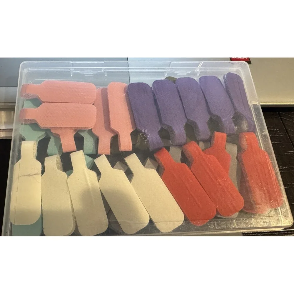 Self-Gripping Cable Ties by Wrap-It Storage, Multi-Color 35 Pack New